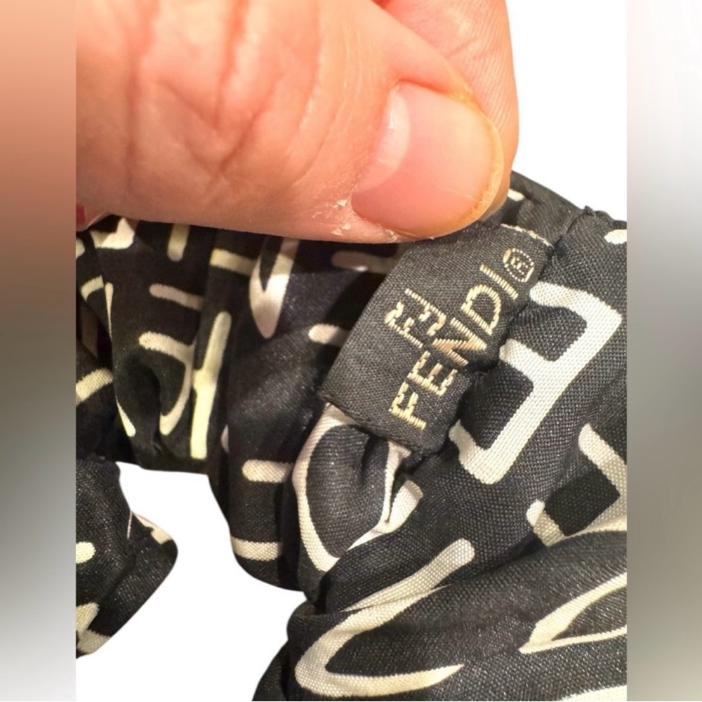 Fendi Satin Hair Scrunchie - Picture 4 of 4